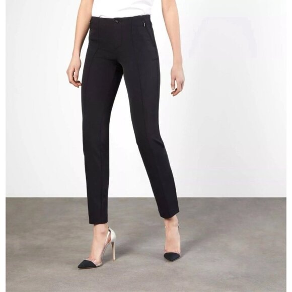 MAC Jeans ANNA Slim Fit Stretch Skinny Trouser Pants Black - Picture 1 of 16